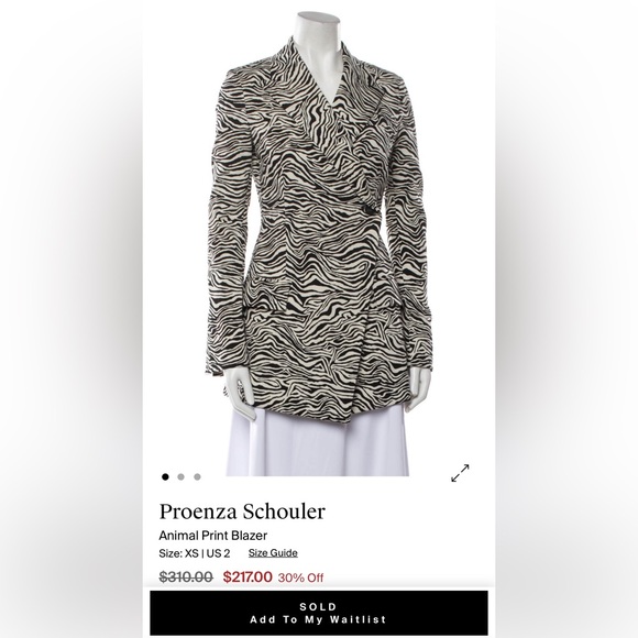 Animal Print Blazer - Picture 1 of 6